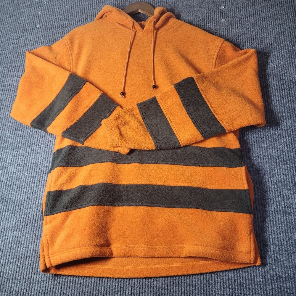 Totes Unisex Orange Long-Sleeve Hooded Pullover Hoodie Jacket  Size‎ Med